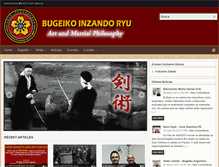 Tablet Screenshot of bugeiko.com